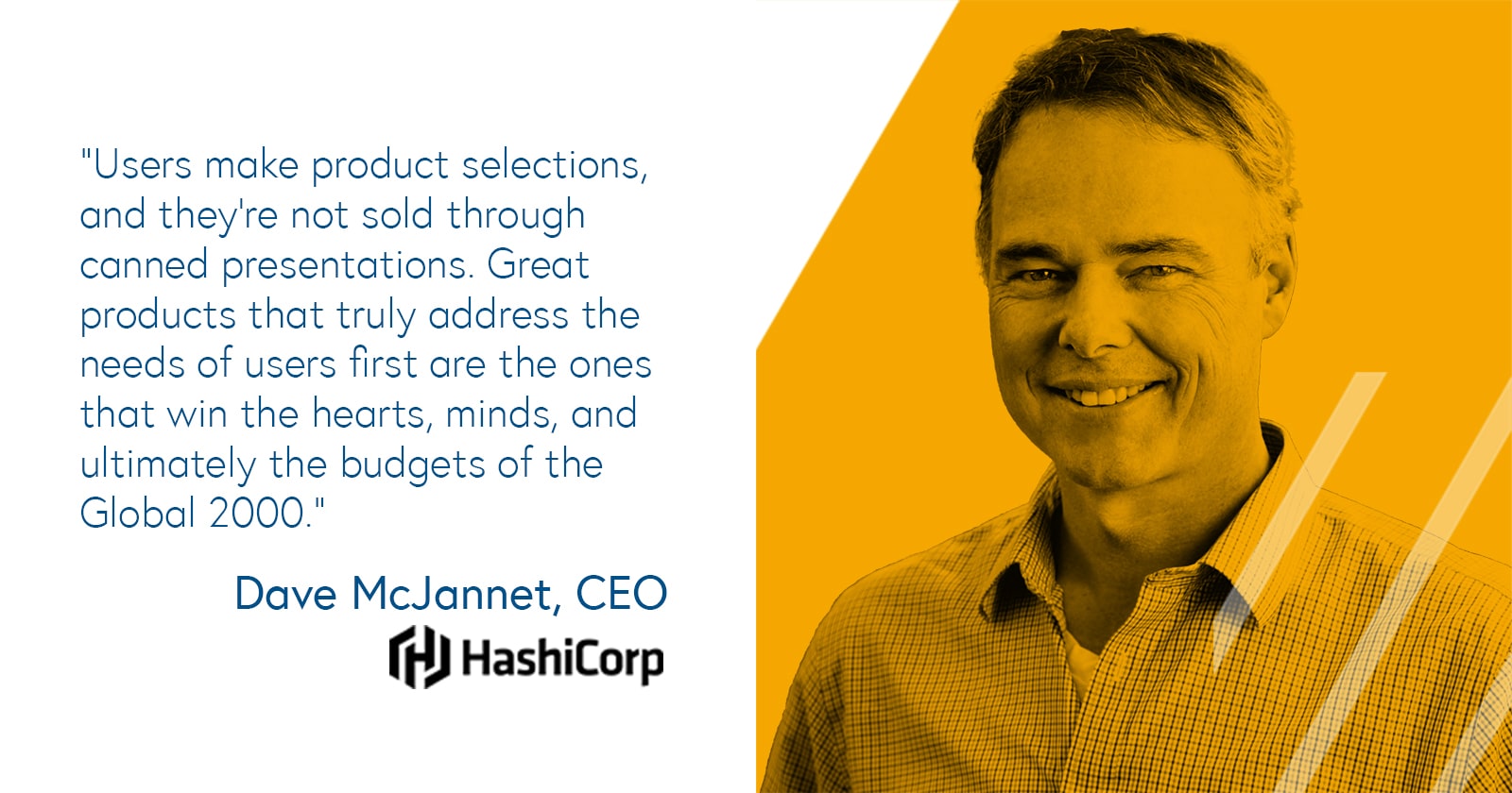 Dave McJannet, CEO of HashiCorp on building great user-centric products 