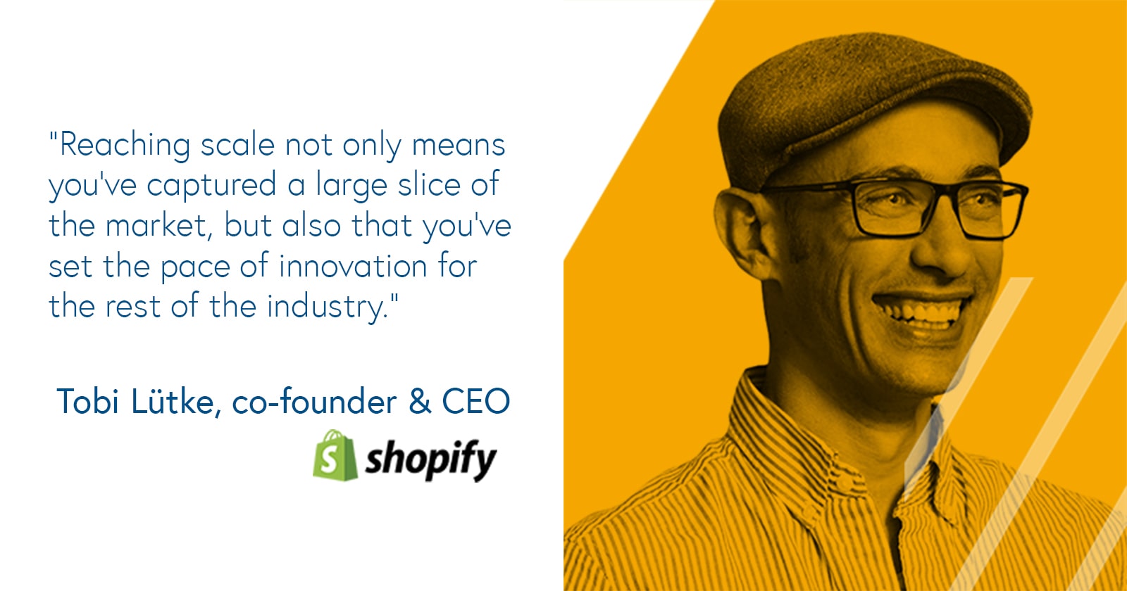 Tobi Lutke, co-founder and CEO of Shopify on scaling a company