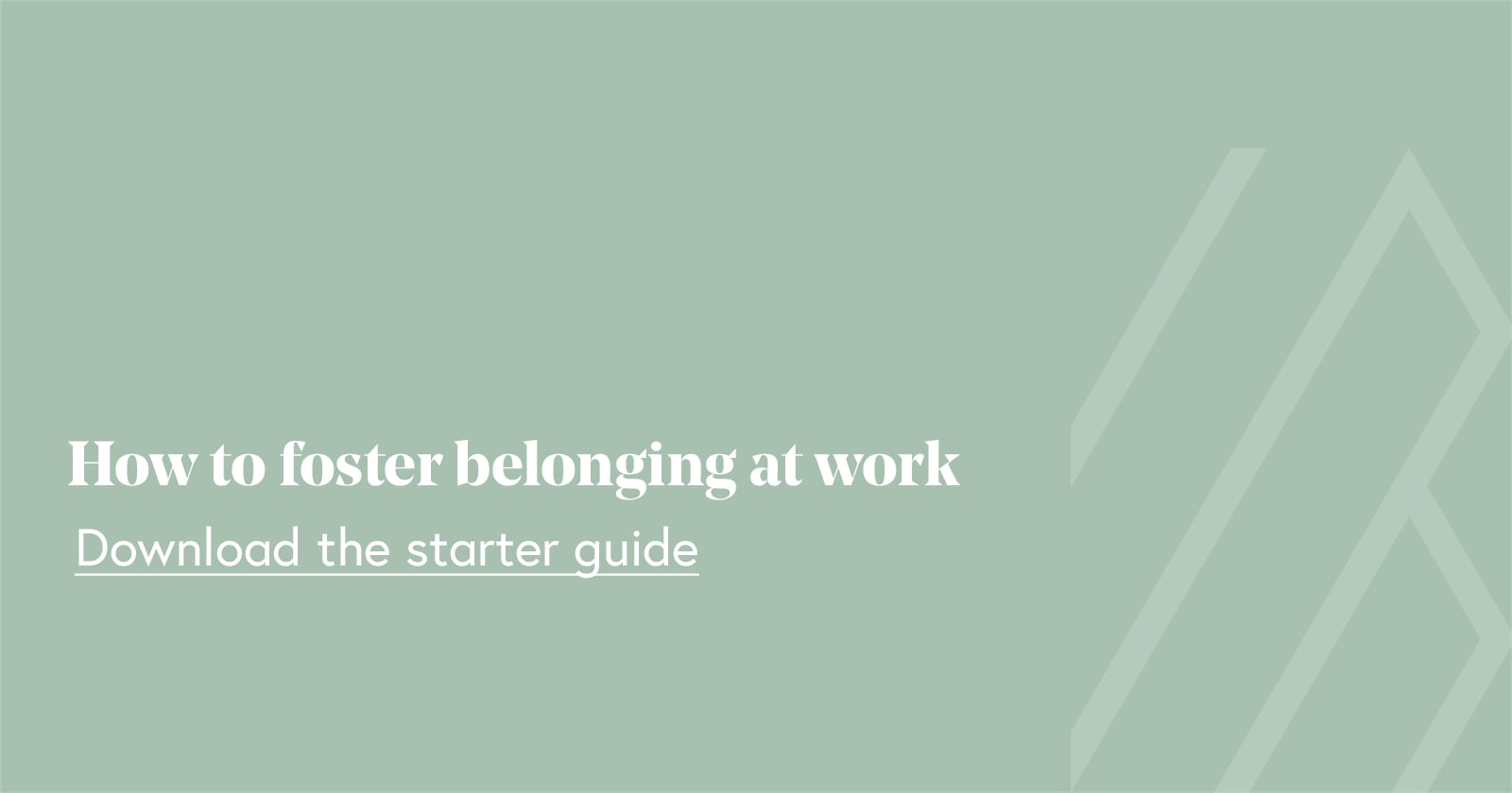 How to foster belonging at work
