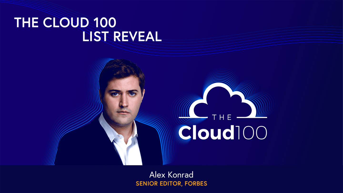 headshot of man with The Cloud 100 logo