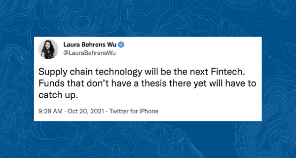 Supply chain technology will be the next fintech