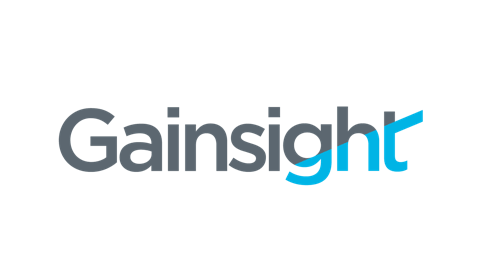 Gainsight logo in blue and grey