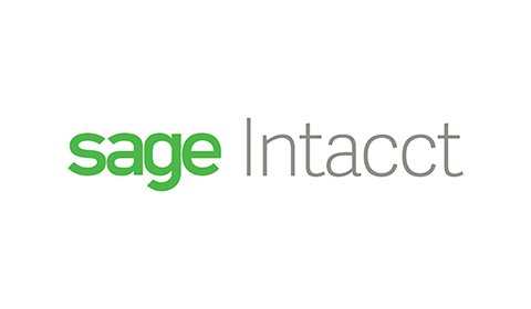 Sage Intacct logo in green and grey