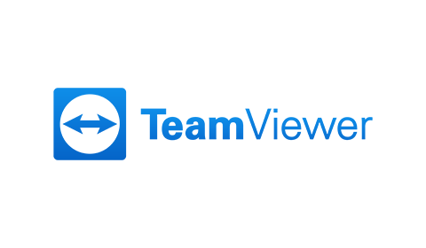 Team Viewer logo in blue