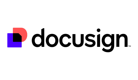 docusign company logo on transparent background
