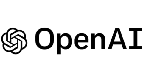 OpenAI logo in black