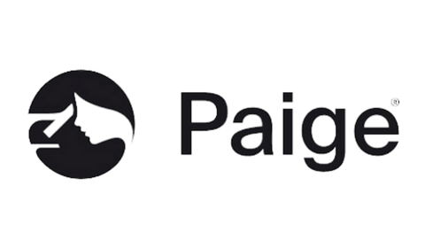 Paige logo in black