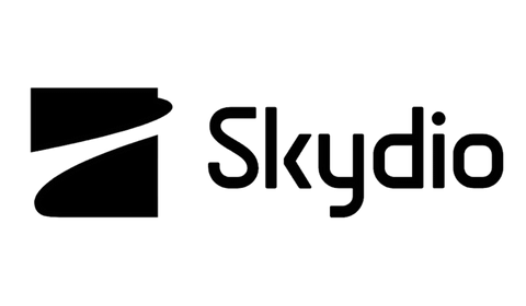 Skydio logo in black