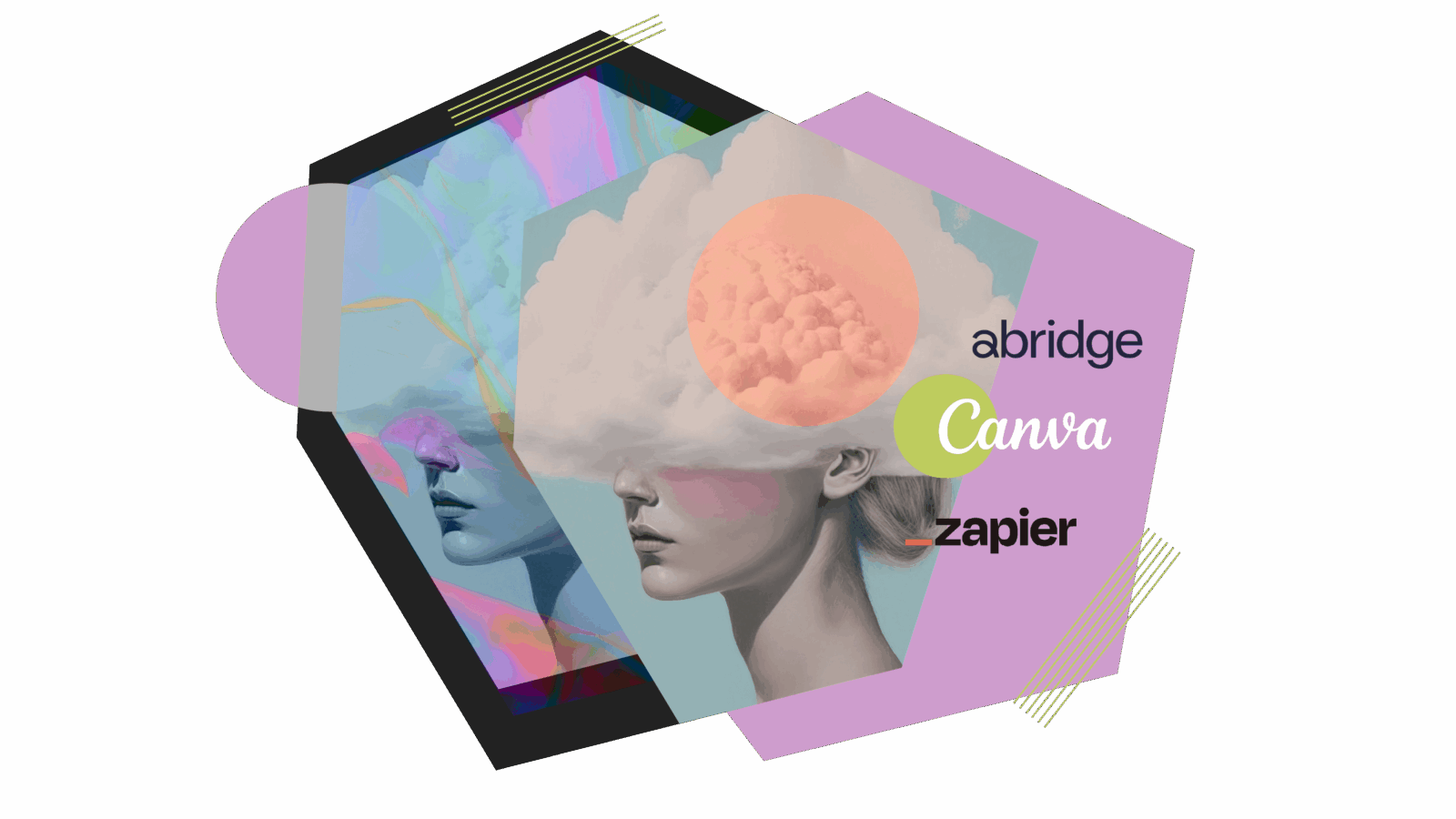 AI innovation insights from Abridge, Canva, and Zapier graphic