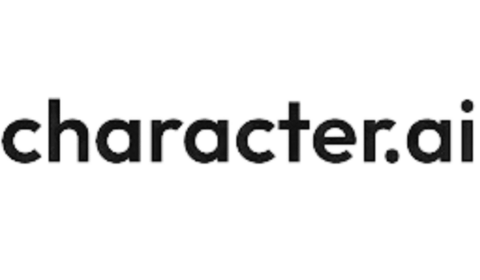 Character.ai logo in black