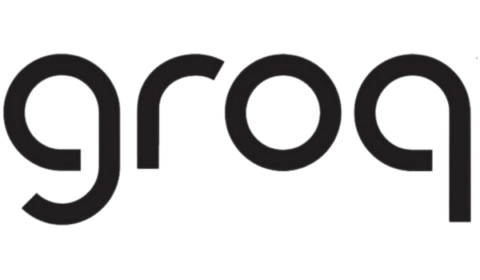 Groq logo in black