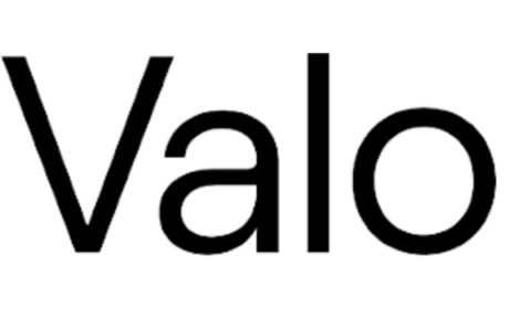 Valo logo in black