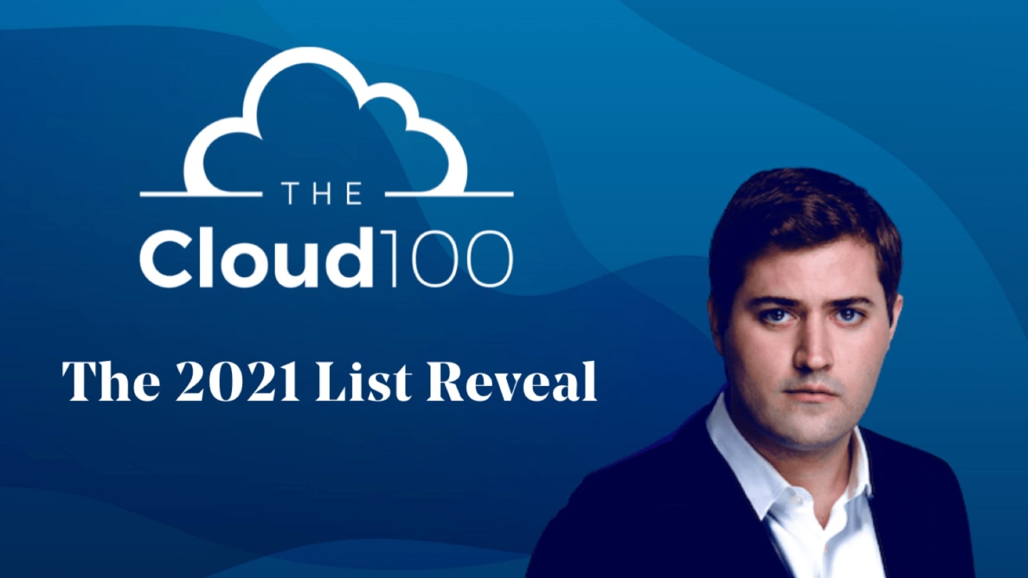 headshot of man with The Cloud 100 logo