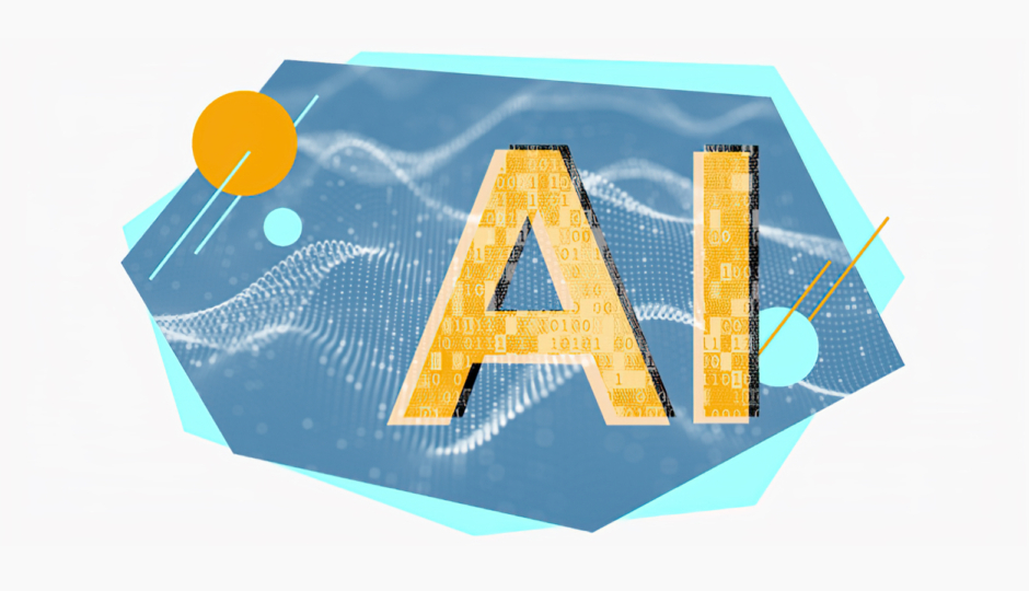 illustrative graphic of the letters AI