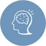 icon of brain thinking