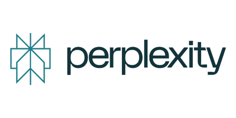 Perplexity logo on transparent background