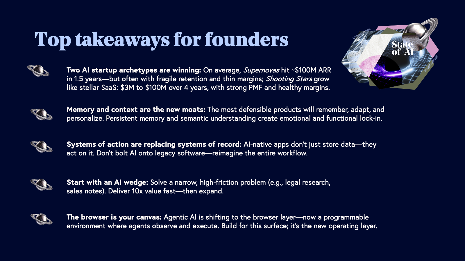 part 1 top takeaways SOAI