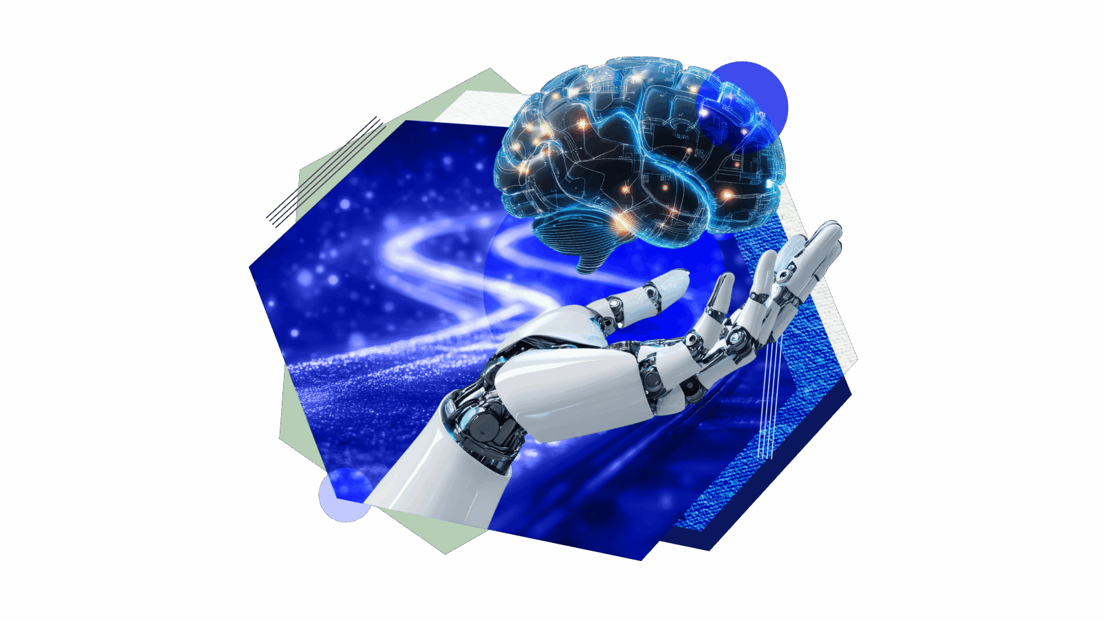 Robot hand and brain for Embodied intelligence Atlas main graphic