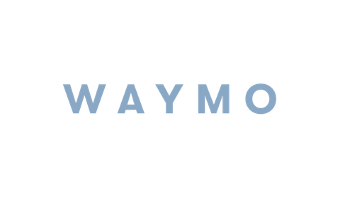 Waymo company logo in blue