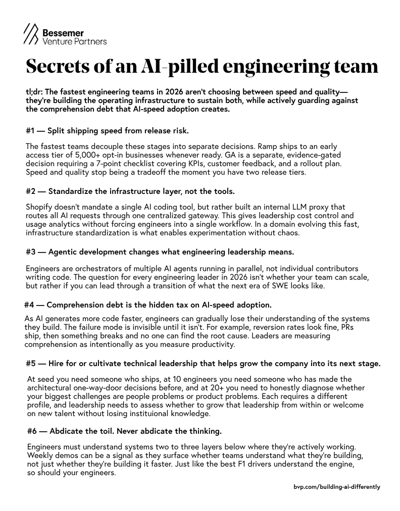 secrets of an AI pilled engineering team